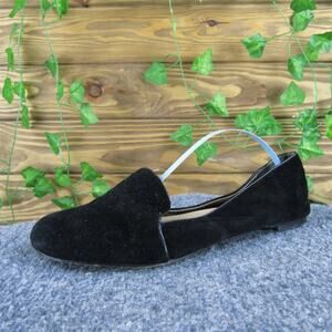 Lands' End Women's Loafer Black Leather Sz 8 Wide Used‎ 2025